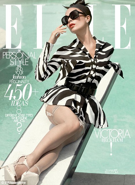 Victoria Beckham graces Elle magazine cover. 6 09 2009