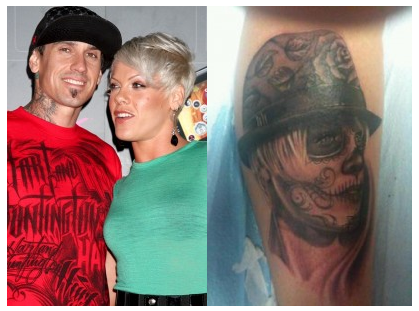 And to commemorate the return Cary Hart has gone and gotten a tattoo of P!nk 
