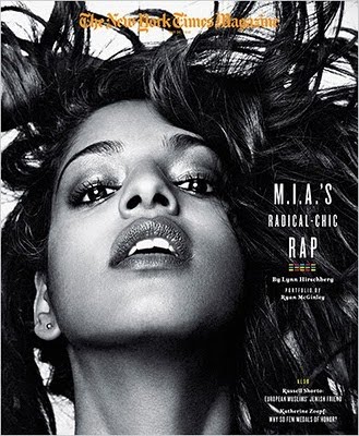 new york times magazine covers. M.I.A. covers The New York