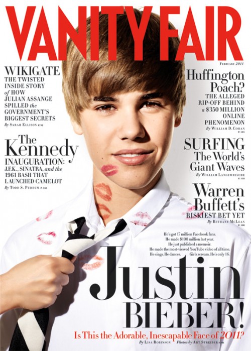 Justin Bieber Magazine Cover 2011. Justin Bieber covers Vanity