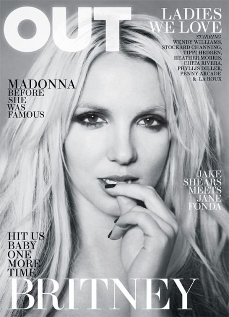 britney spears out magazine cover. The cover is a little demure