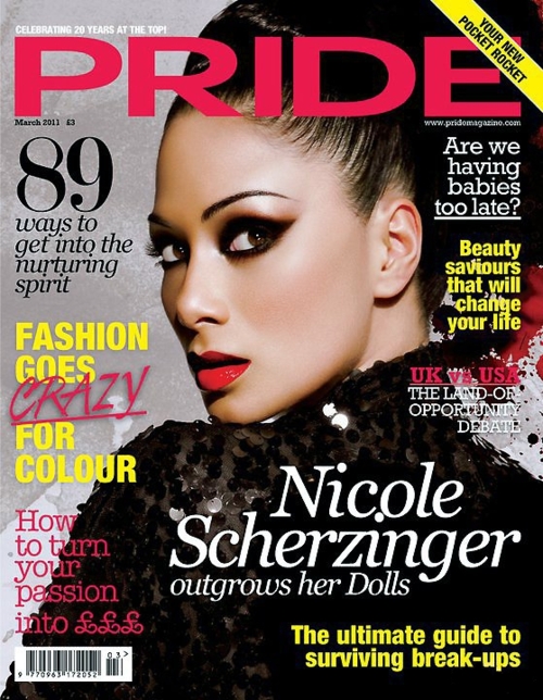 Nicole Scherzinger covers Pride magazine