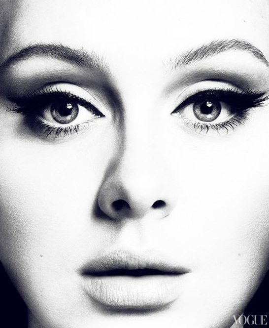 Adele's photo shoot for Vogue